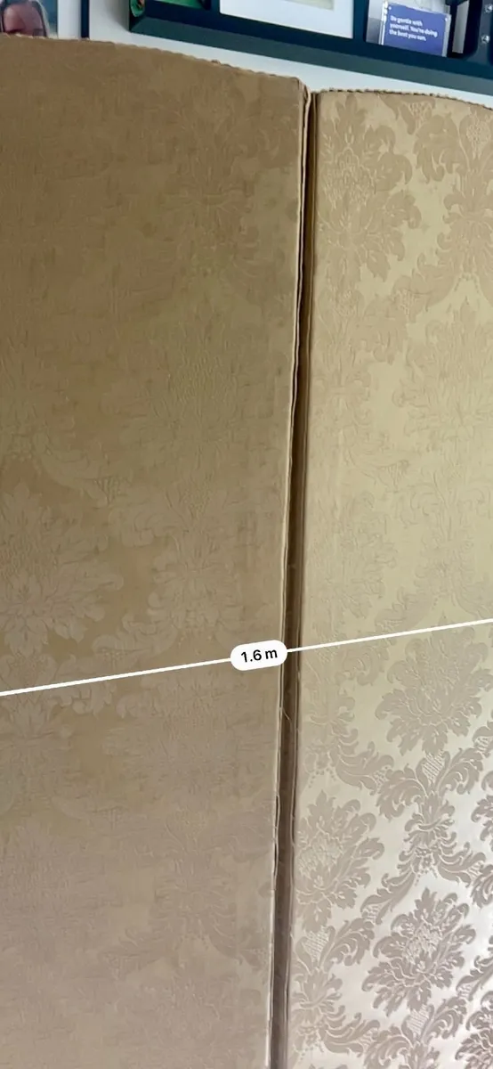 Vintage Damask Room Divider / Screen - Image 1