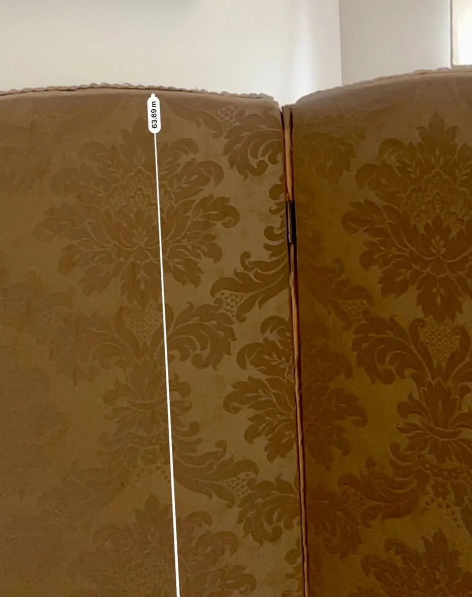 Vintage Damask Room Divider / Screen - Image 2