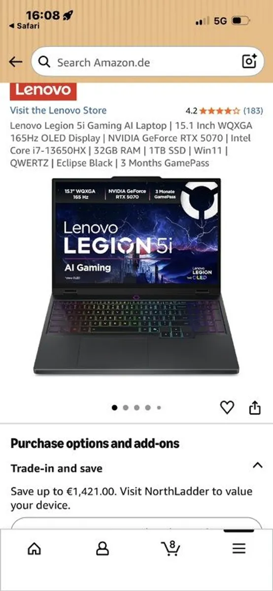 Gaming Leptop 5070 - Image 1