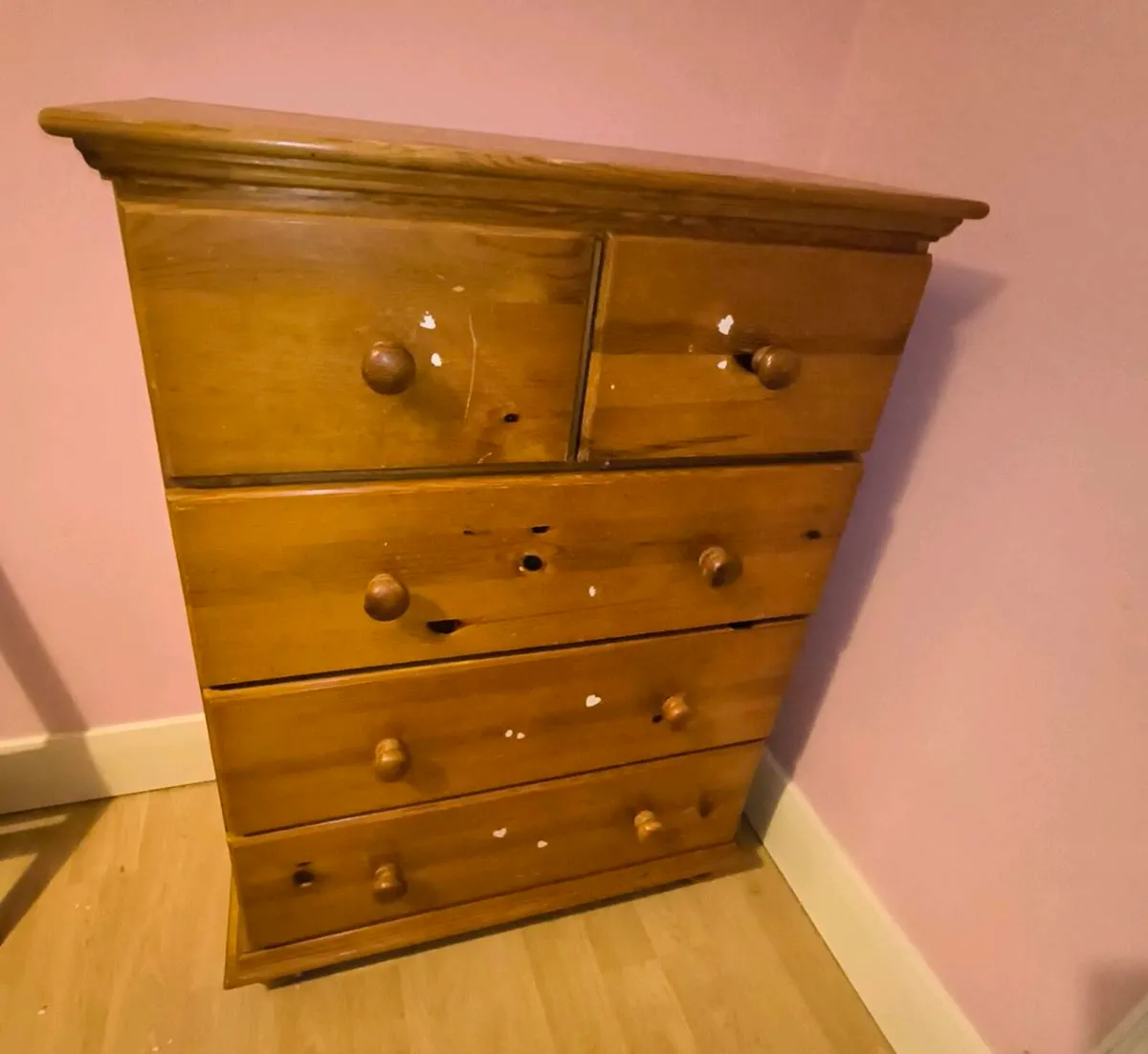 Chest of drawers - Solid Pine - Image 2
