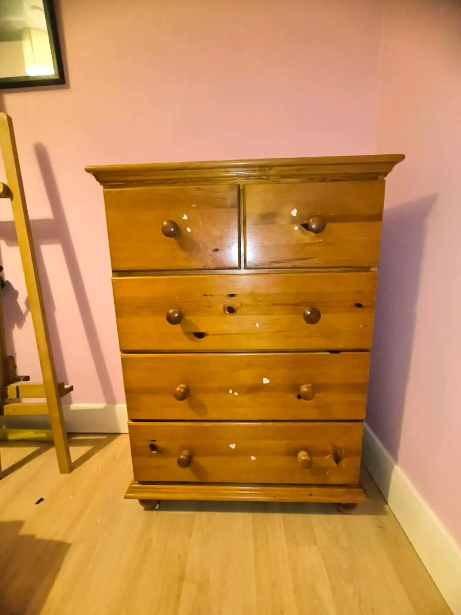 Chest of drawers - Solid Pine - Image 3