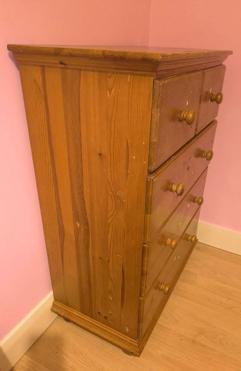 Chest of drawers - Solid Pine - Image 4