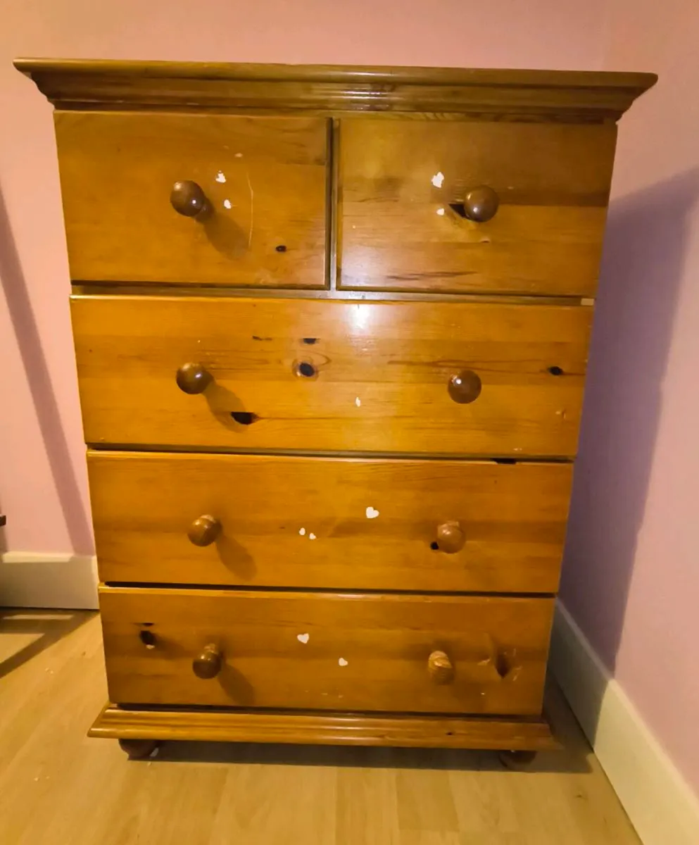 Chest of drawers - Solid Pine - Image 1