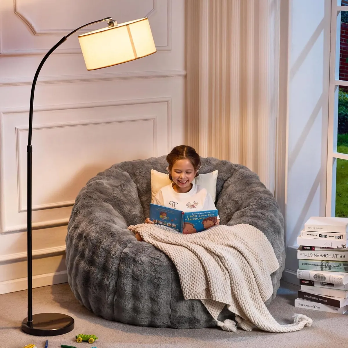 Large Beanbag Chairs for Adults Donut-Shaped - Image 3