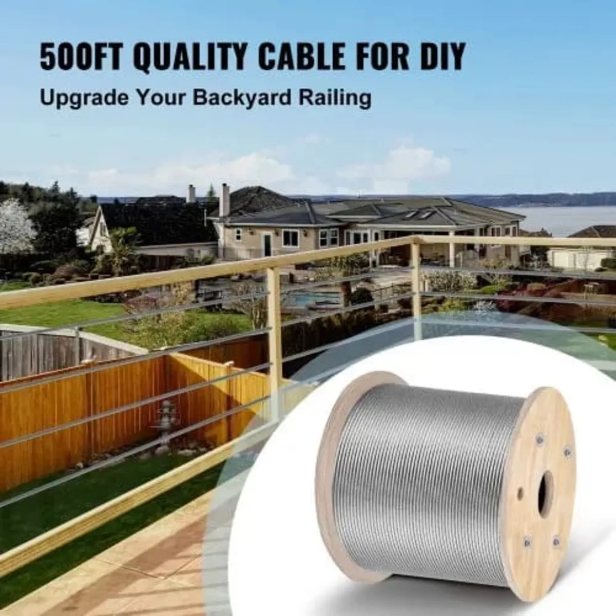 316 Stainless Steel Cable 0.32 cm (1/8") 1x19 Stee - Image 2
