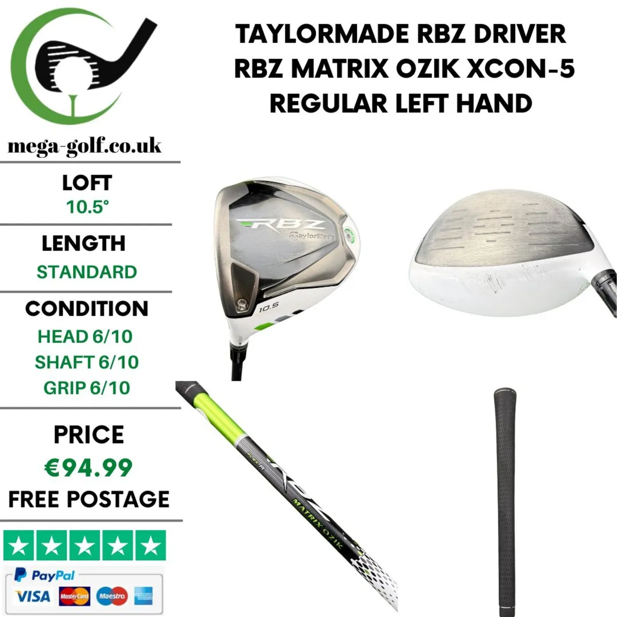 Taylormade RBZ Driver / 10.5° / Regular - Image 1