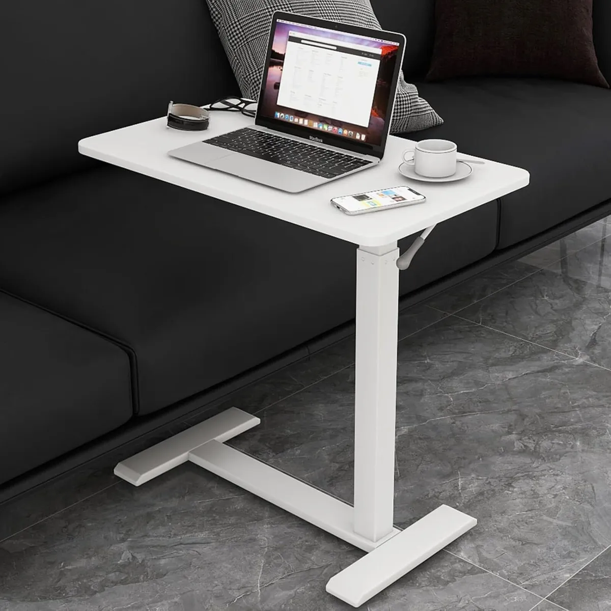 Medical Adjustable Overbed Bedside Table - Image 1