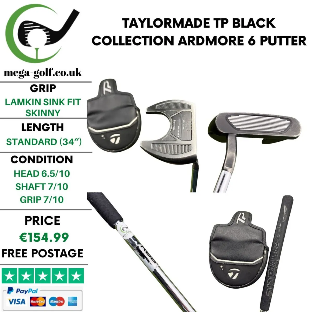 Taylormade TP Black Collection Ardmore 6 Putter - Image 1