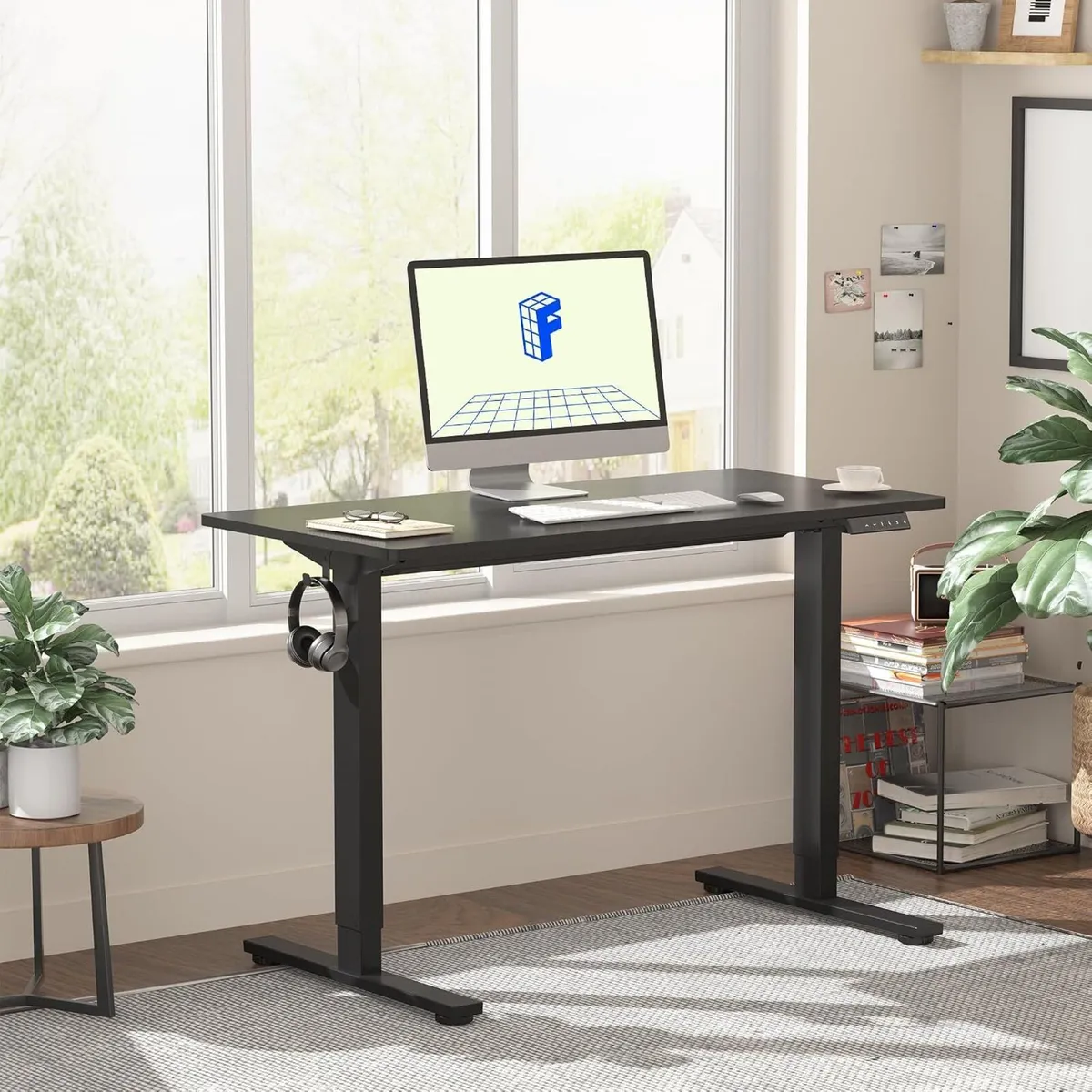 One Piece Electric Standing Desk Height - Image 2