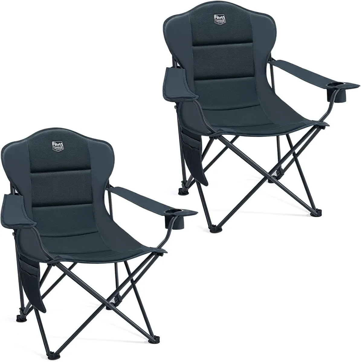 Folding Camping Chair Adjustable Recliner 150KG - Image 1