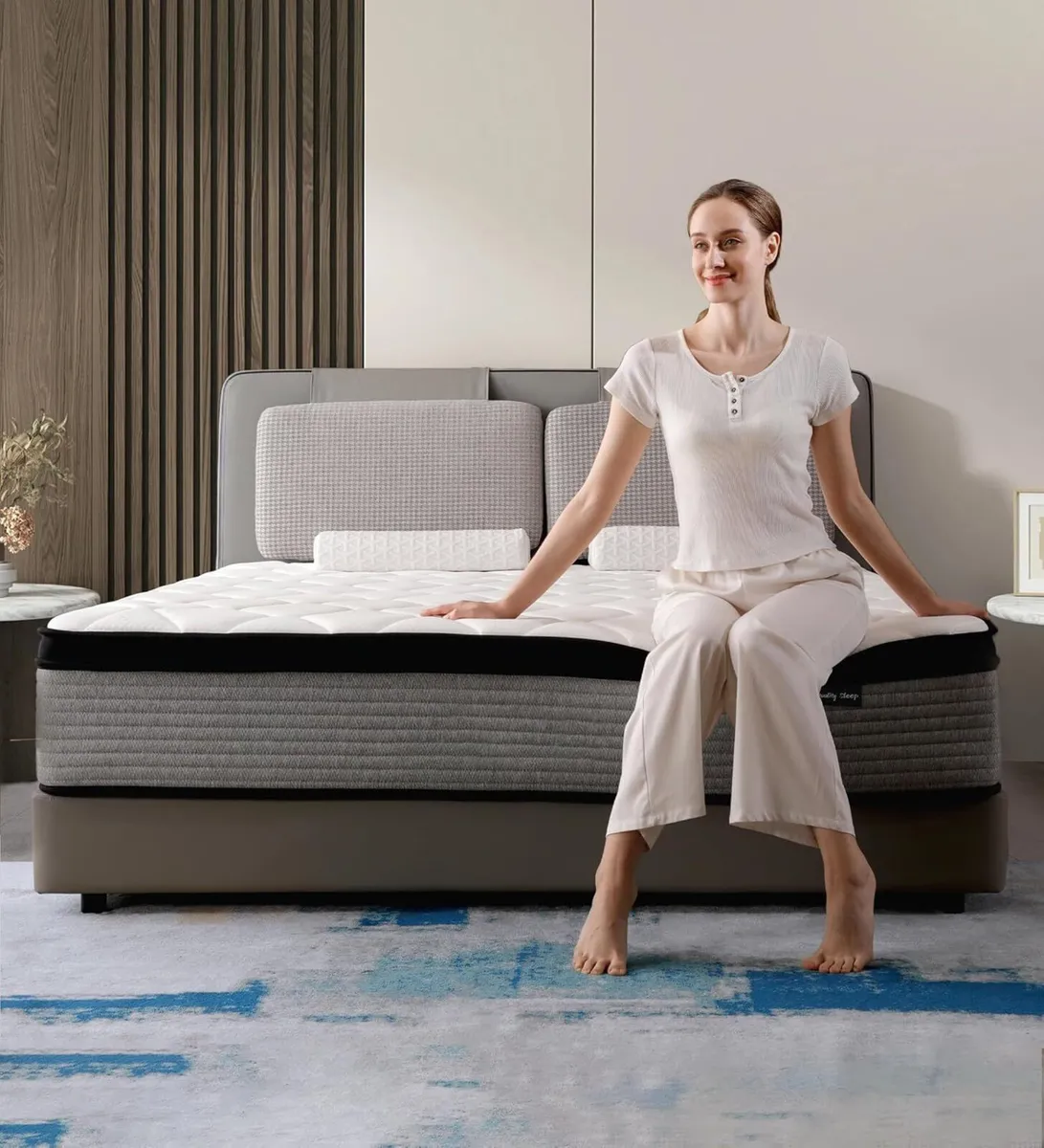 Mattress 10 Inch Gel Memory Foam 7 Zone - Image 3