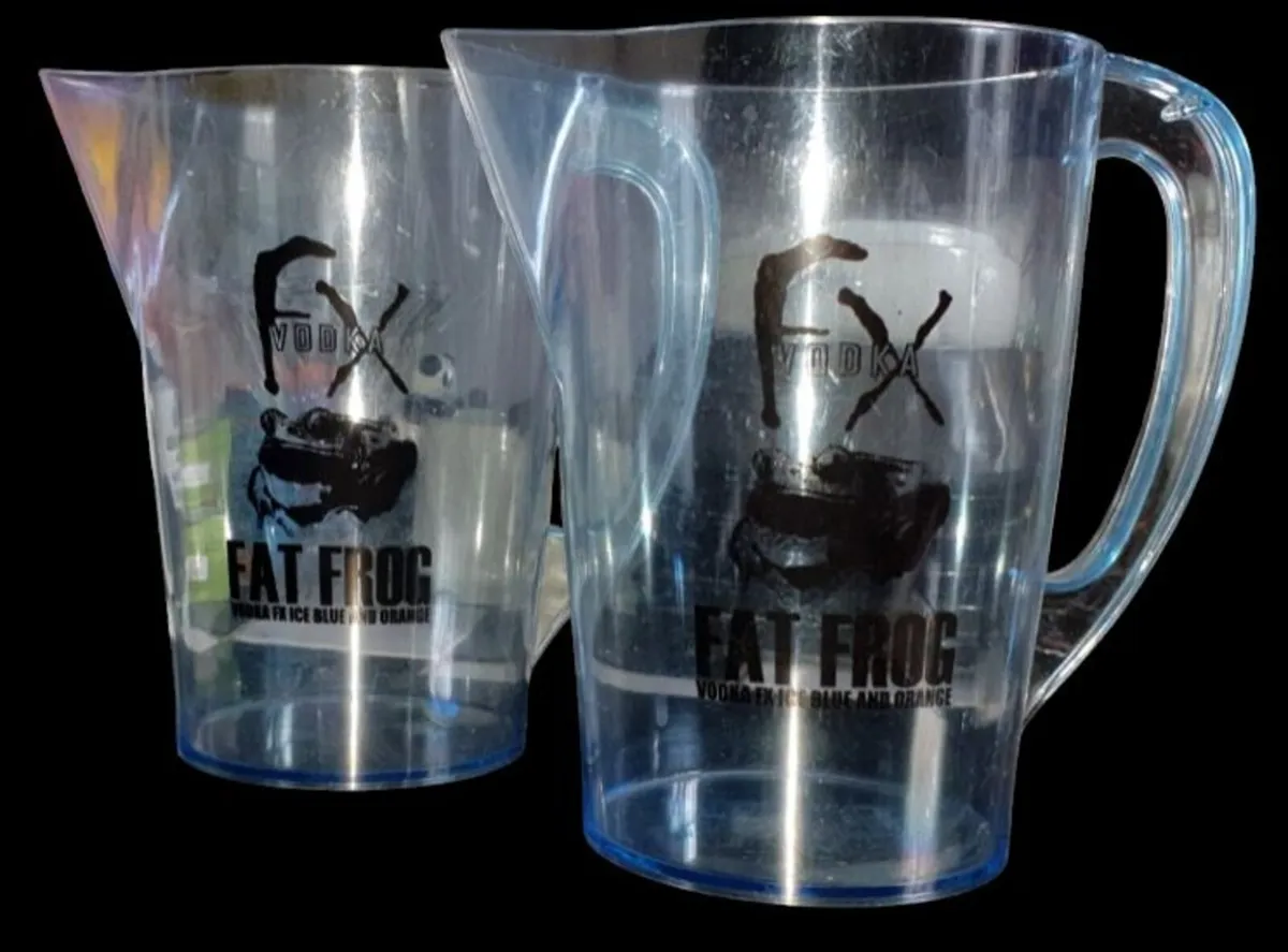 Duo Of Vintage FX "Fat Frog" Cocktail Pitchers - Image 1