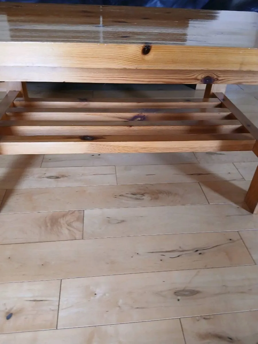 Solid Hardwood Coffee table. Premium handmade. - Image 4