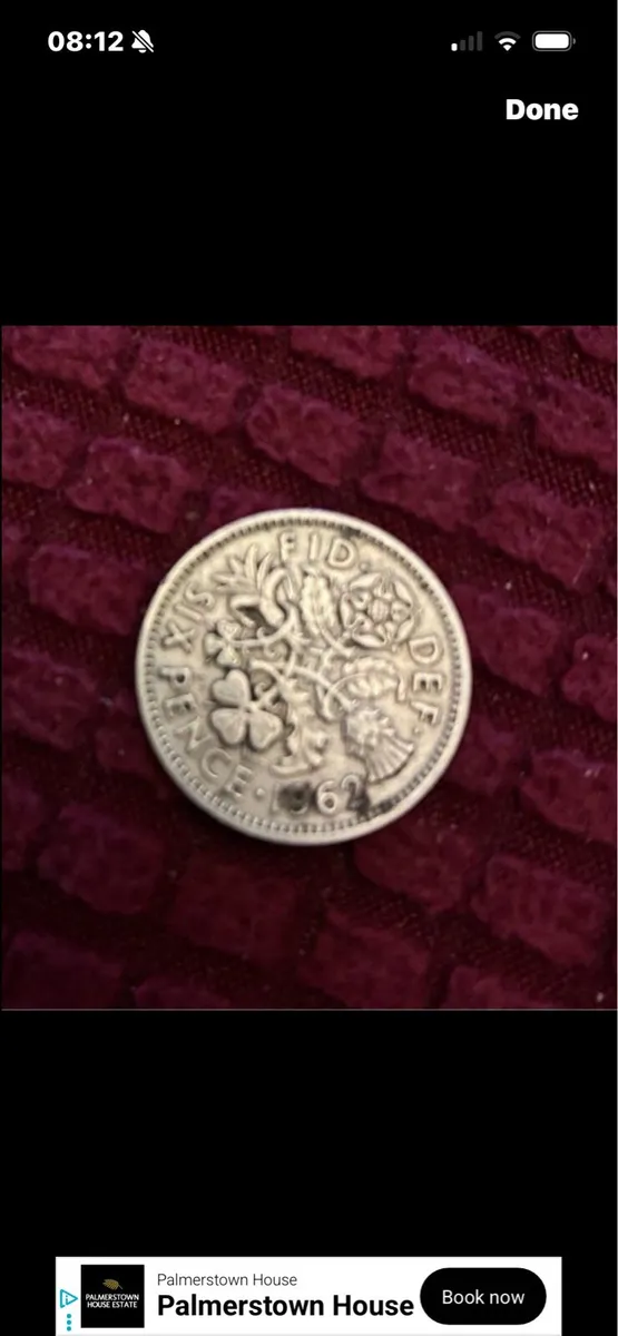 1962 UK Six Pence - Image 2