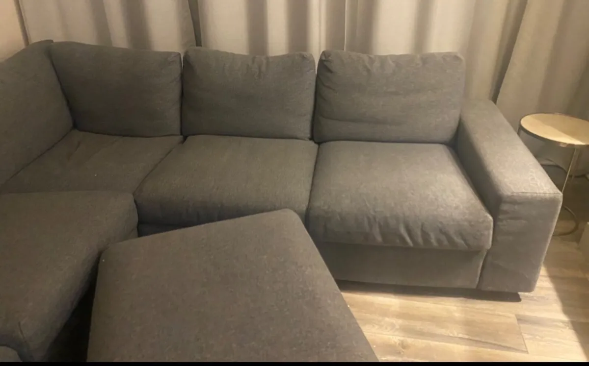 IKEA Vimle 4 seater cover and footstool cover - Image 3