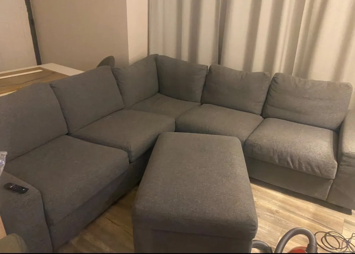 IKEA Vimle 4 seater cover and footstool cover - Image 1