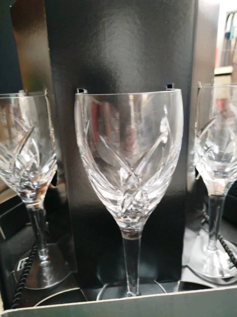 John Rocha Waterford crystal wine glasses - Image 3