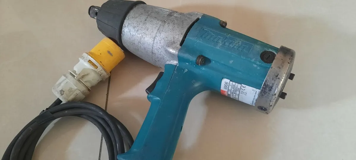 Makita 6906 19mm impact wrench 110v "Refurbished" - Image 4