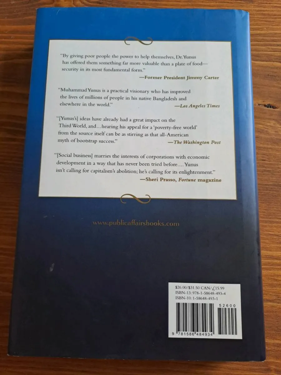 1st ed Creating a World Without Poverty - Image 2