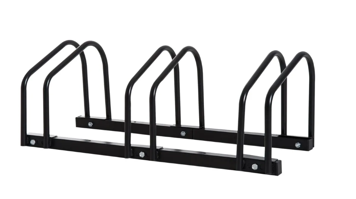 HOMCOM 3 Bike Stand Bicycle Storage Rack Brand new - Image 1