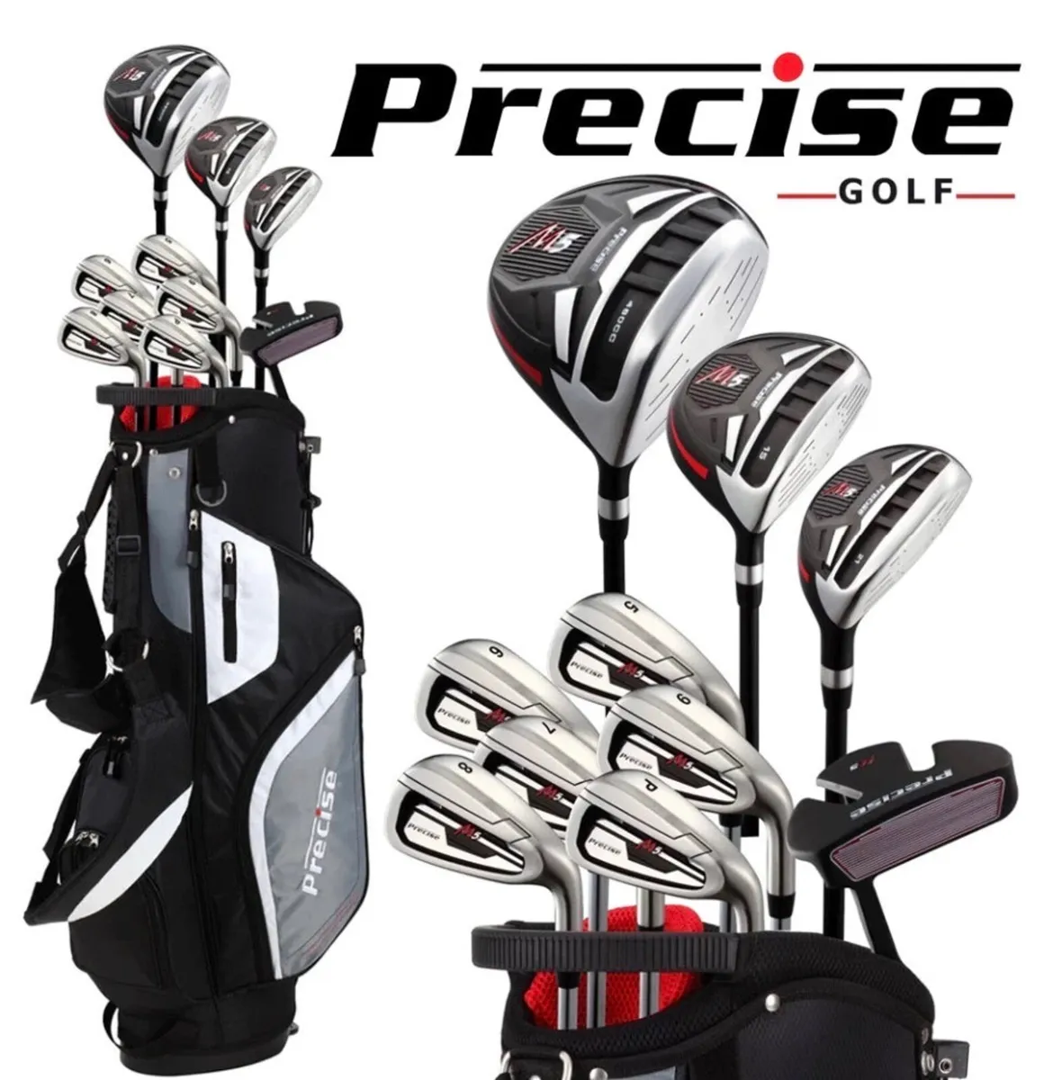 New Mens Golf Clubs Set with Bag Skymax Precise M5 - Image 3
