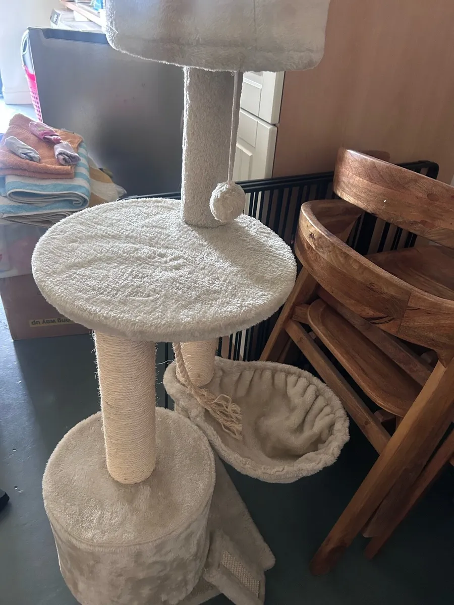 Cat play and scratching stand - Image 1