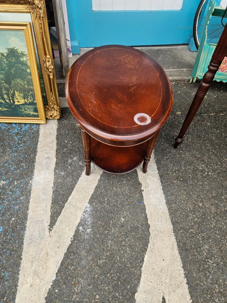 Vintage Oval Coffee Table - Image 1