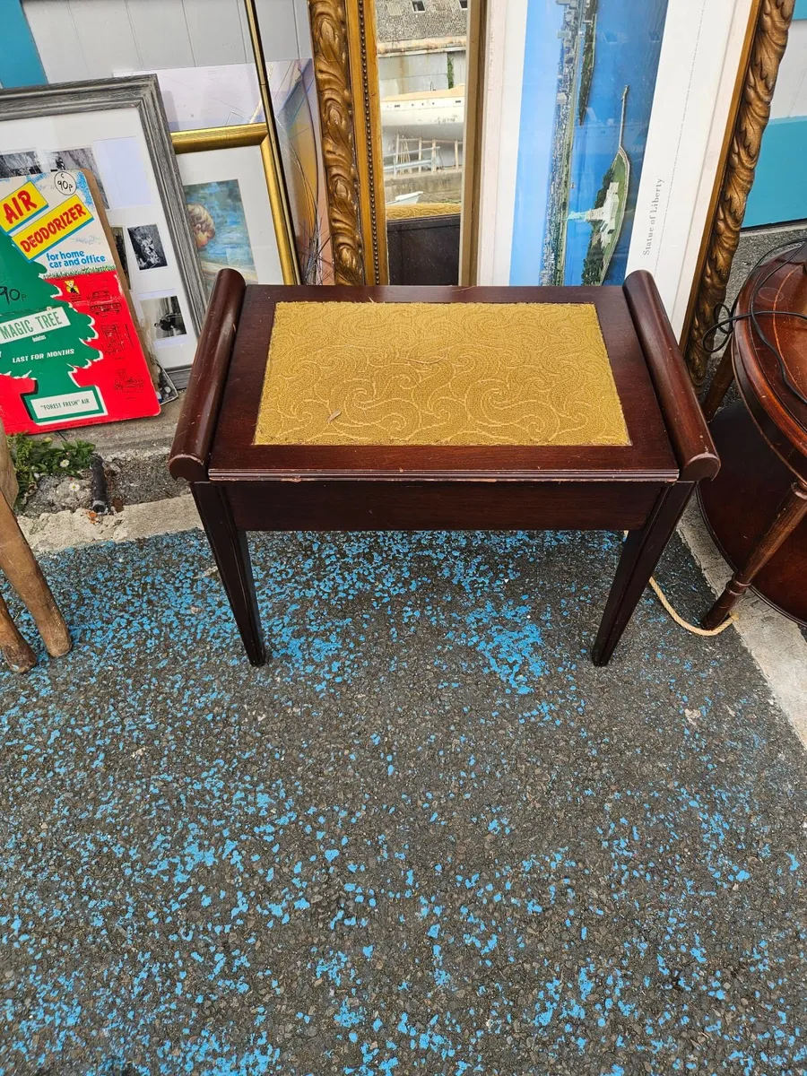 Vintage Piano Stool - Image 1