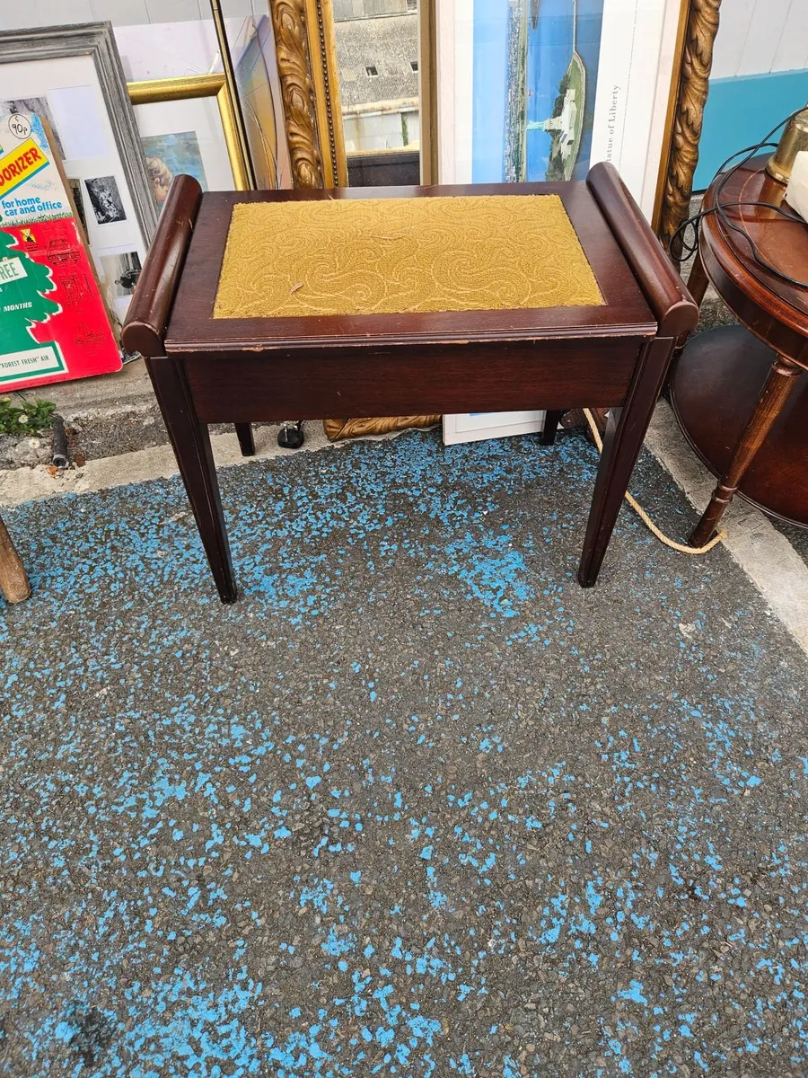Vintage Piano Stool - Image 2