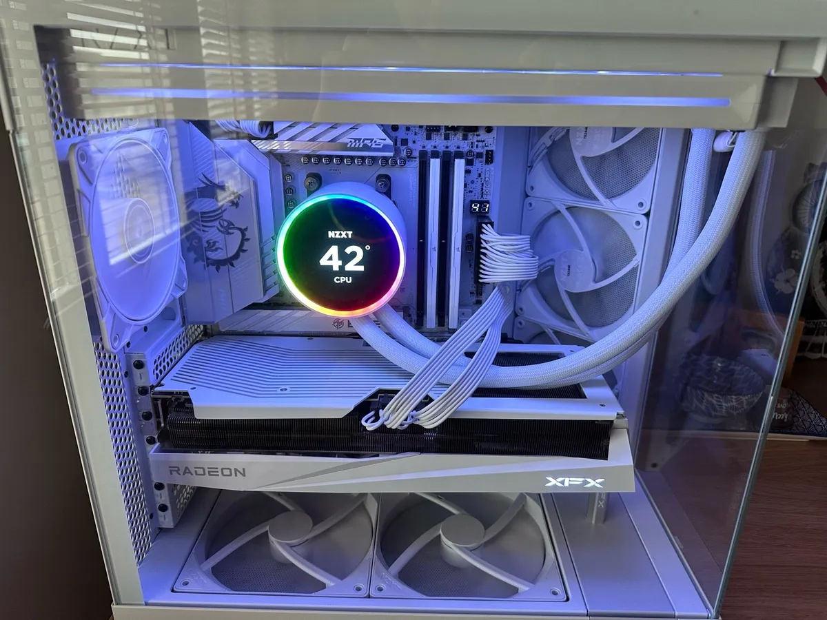 NZXT H6 flow  , RX9070XT, Gaming PC - Image 3