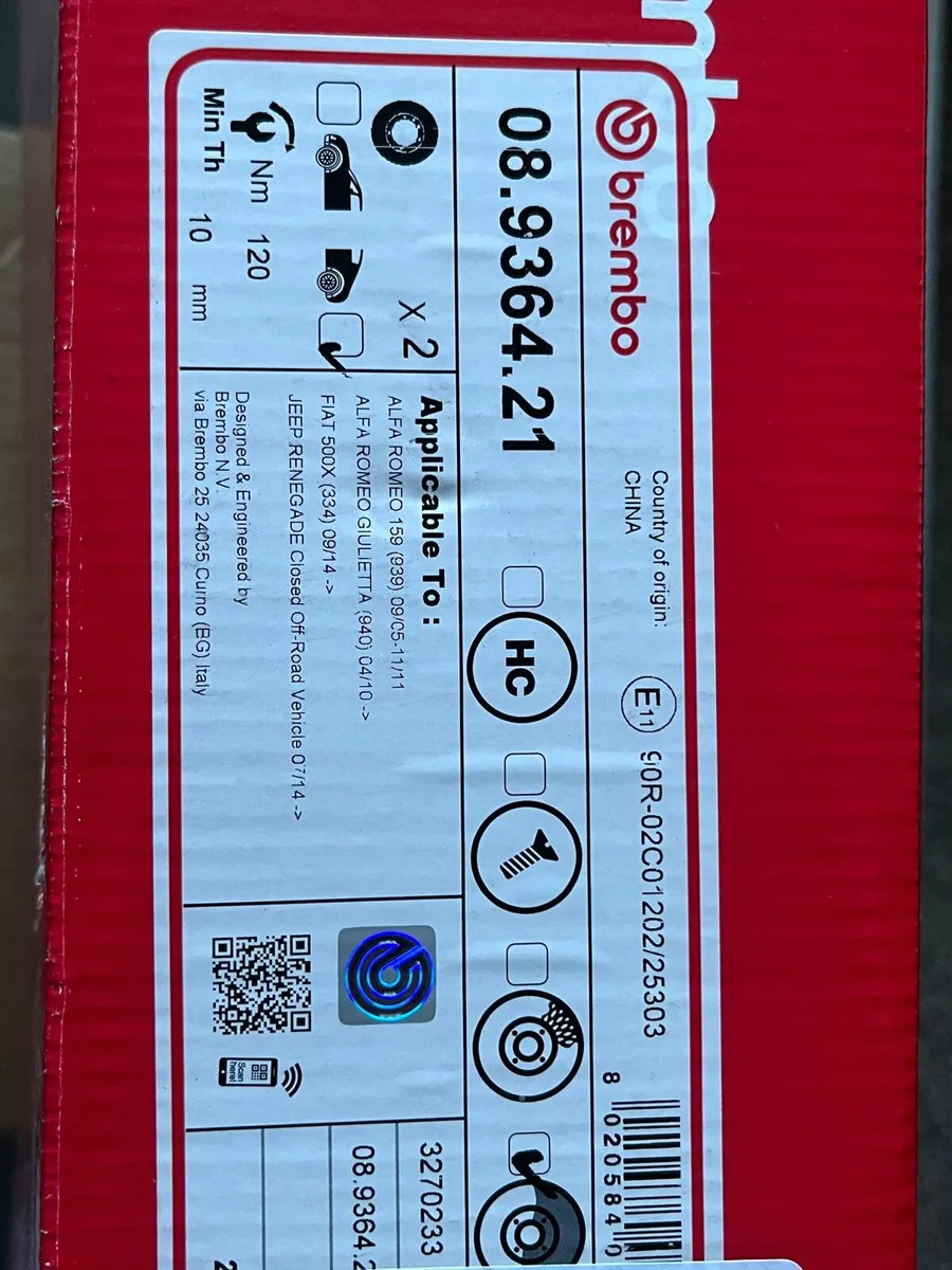 Brembo brakes set (rear)diameter 278mm. - Image 3