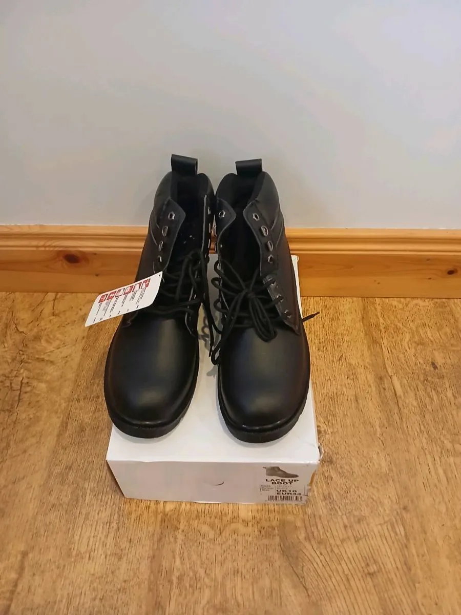 Steel toe work boots - Image 1