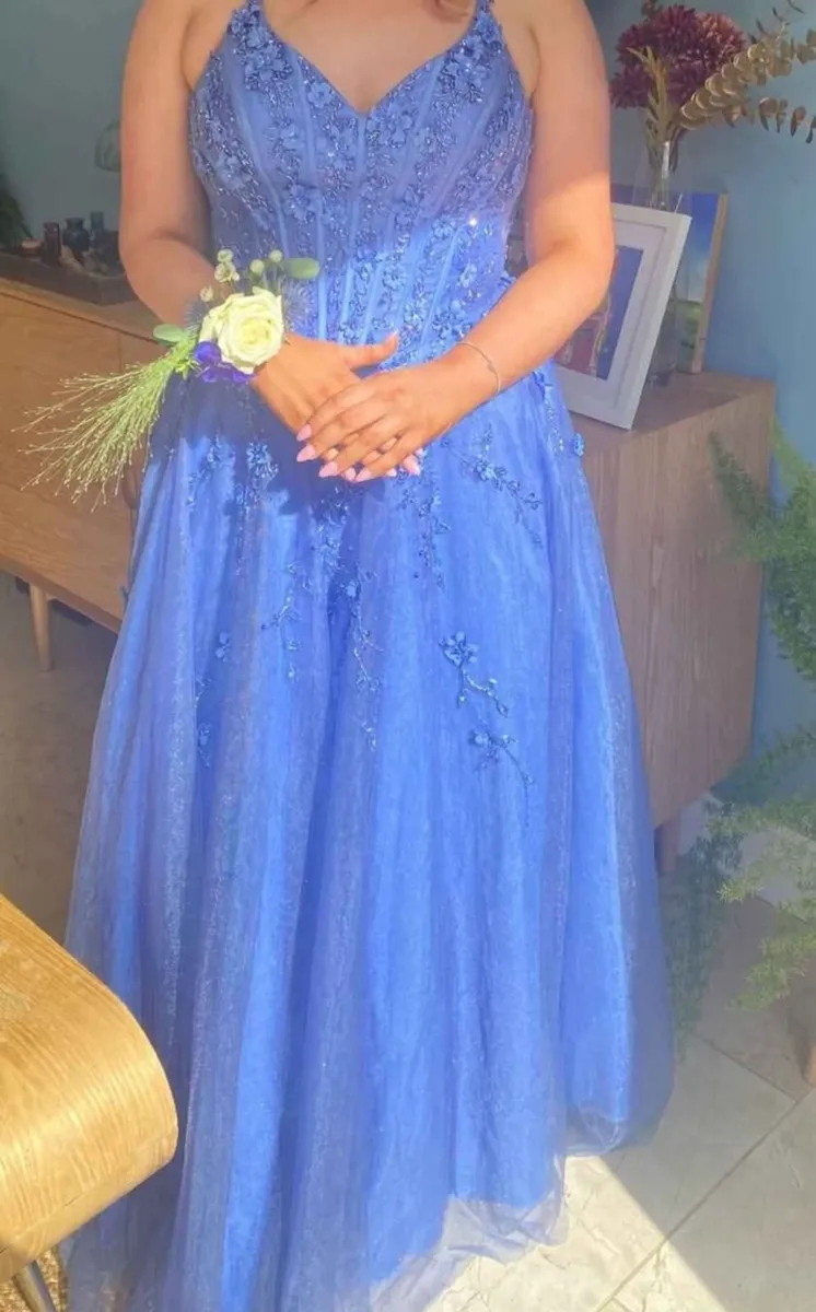 Debs dress Grantley Periwinkle Dress. - Image 1