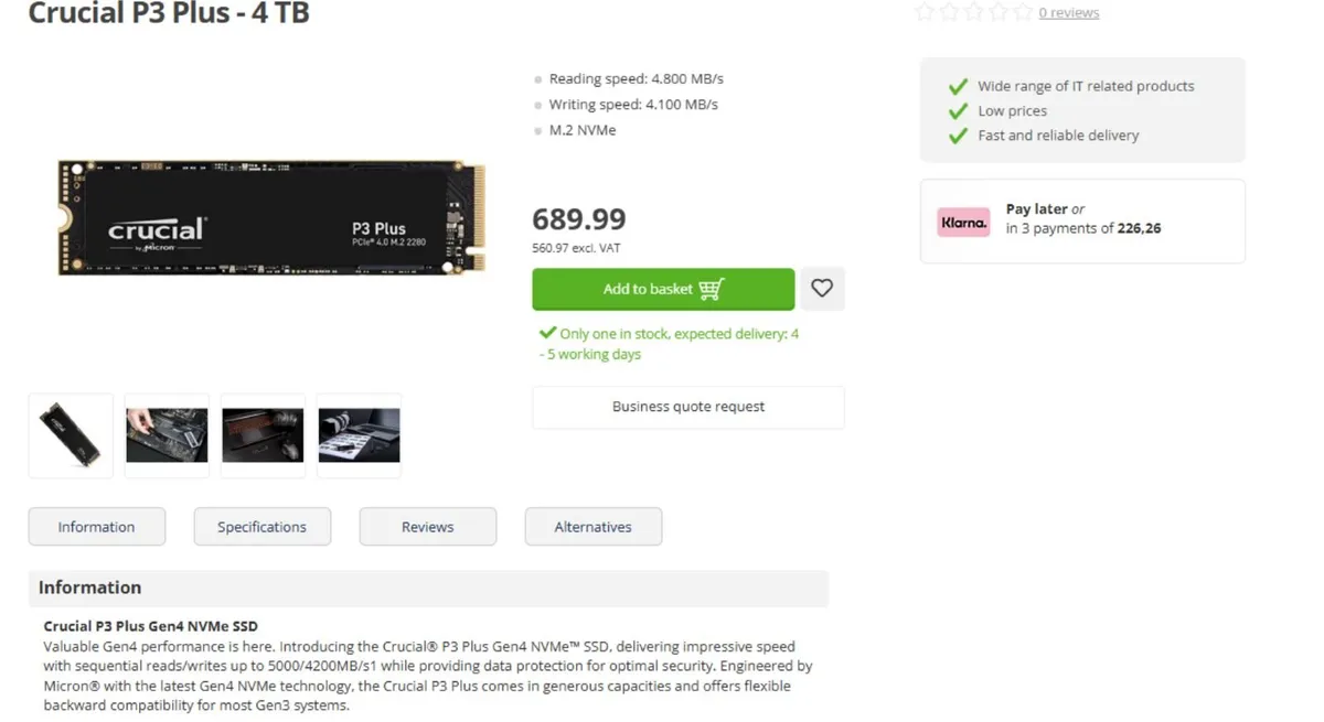 Dell XPS, i7, 64GB RAM, 4.5TB SSD, Docking station - Image 4