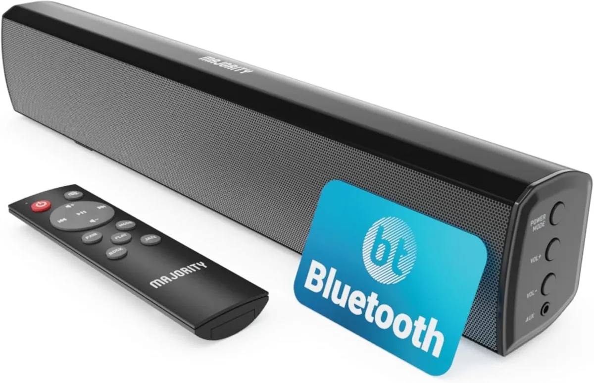 MAJORITY Bowfell  Bluetooth Sound Bar for PC & TV - Image 1