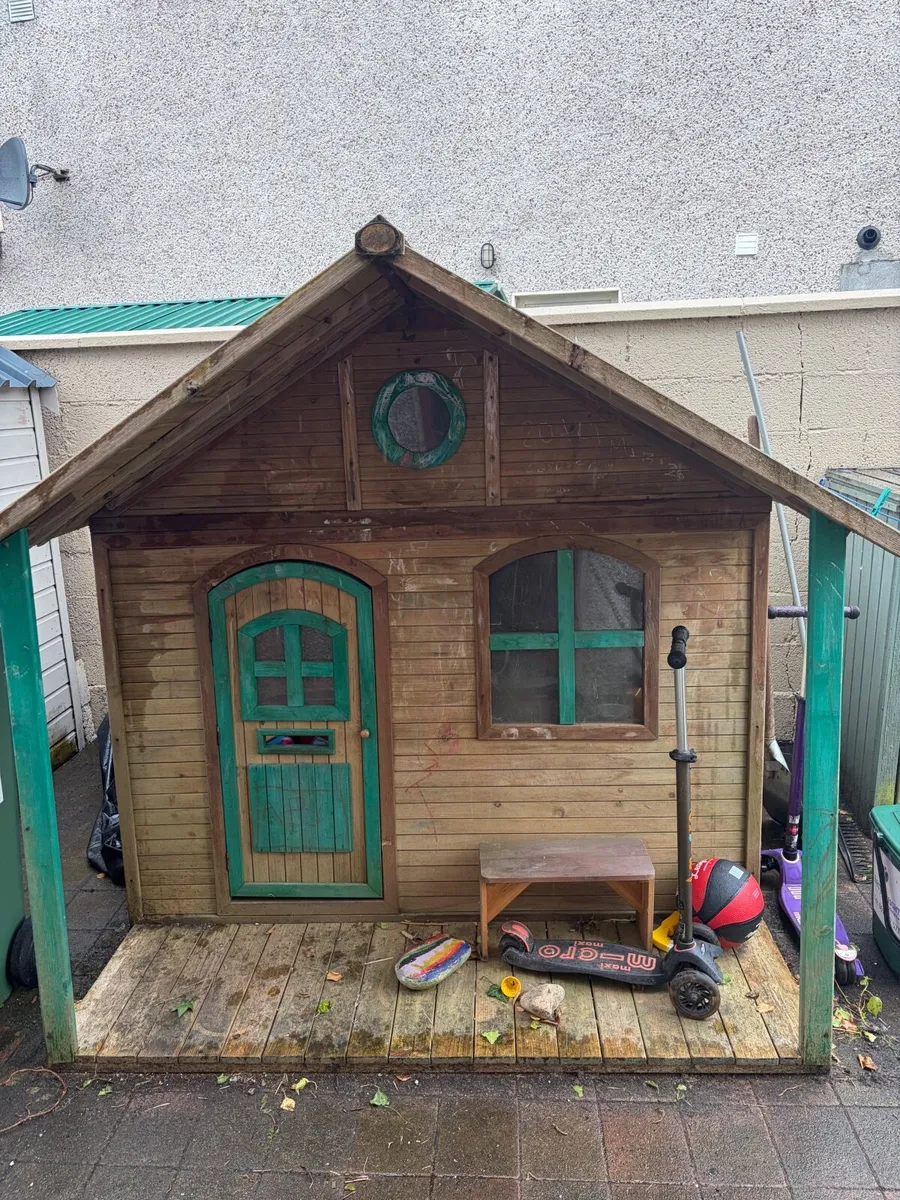 Wooden playhouse