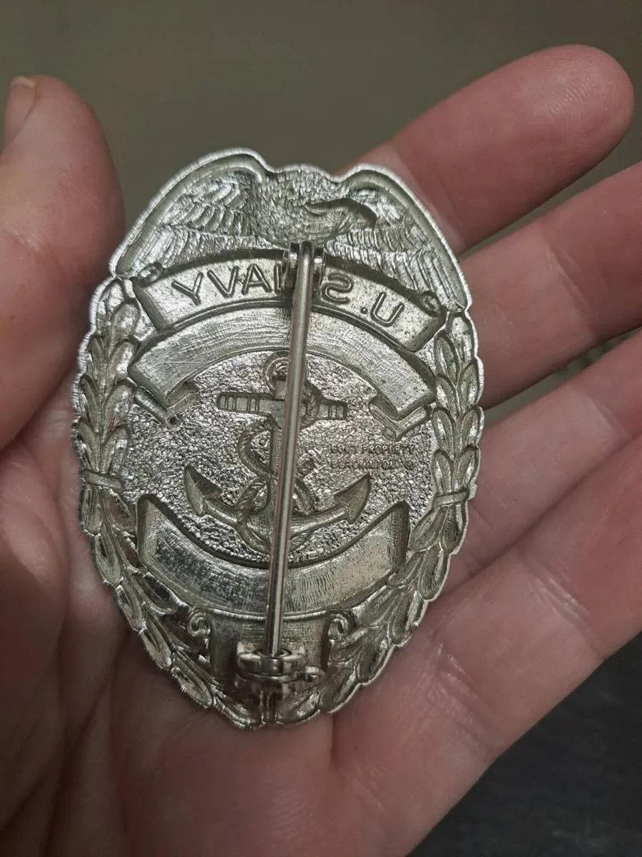 US Navy Corrections Pearl Harbor Badge - Image 2