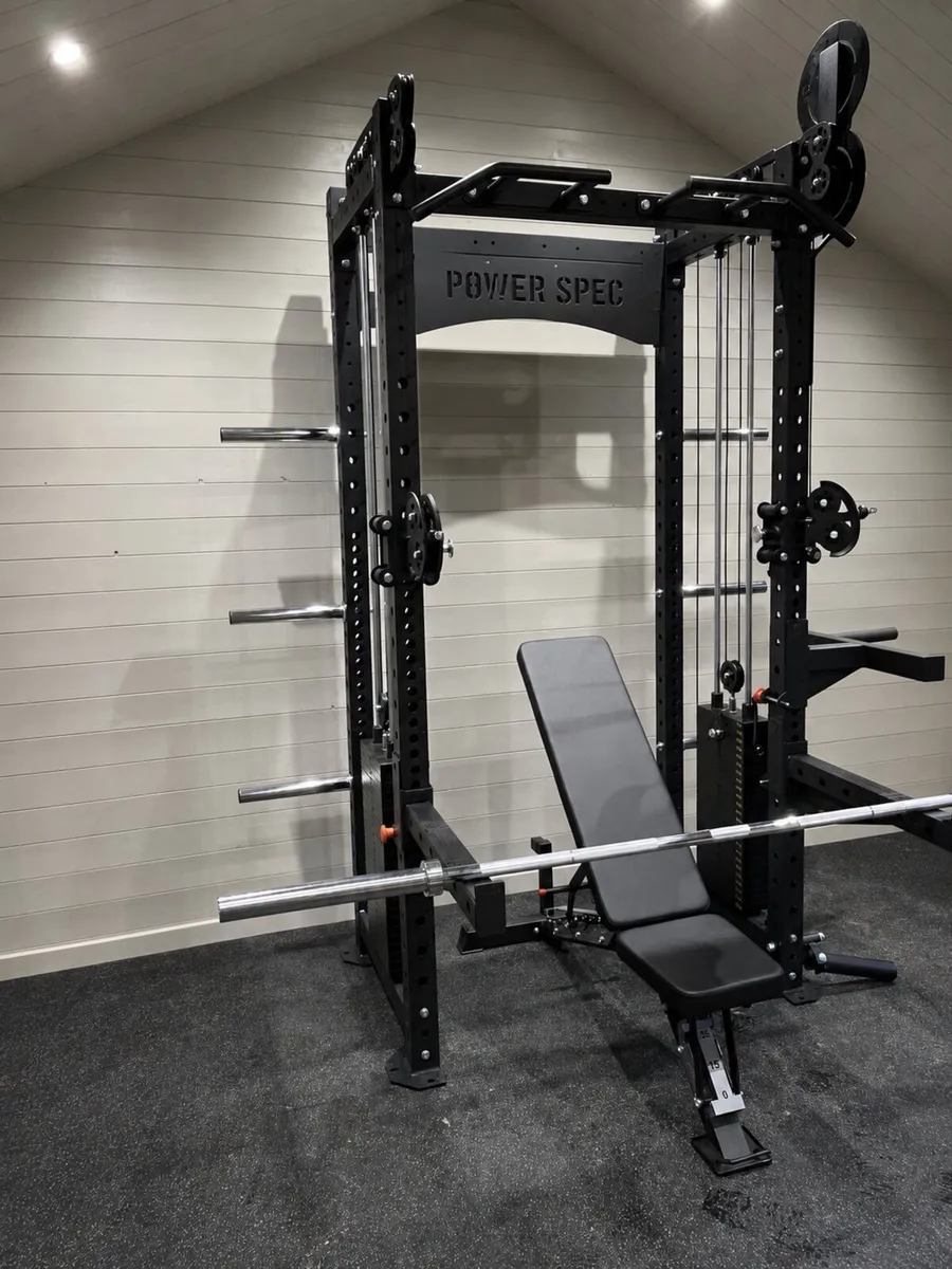 Squat rack pulley /smith machines all in one ✅ - Image 3