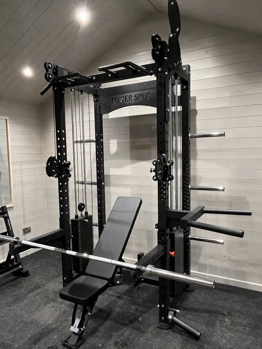 Squat rack pulley /smith machines all in one ✅ - Image 1