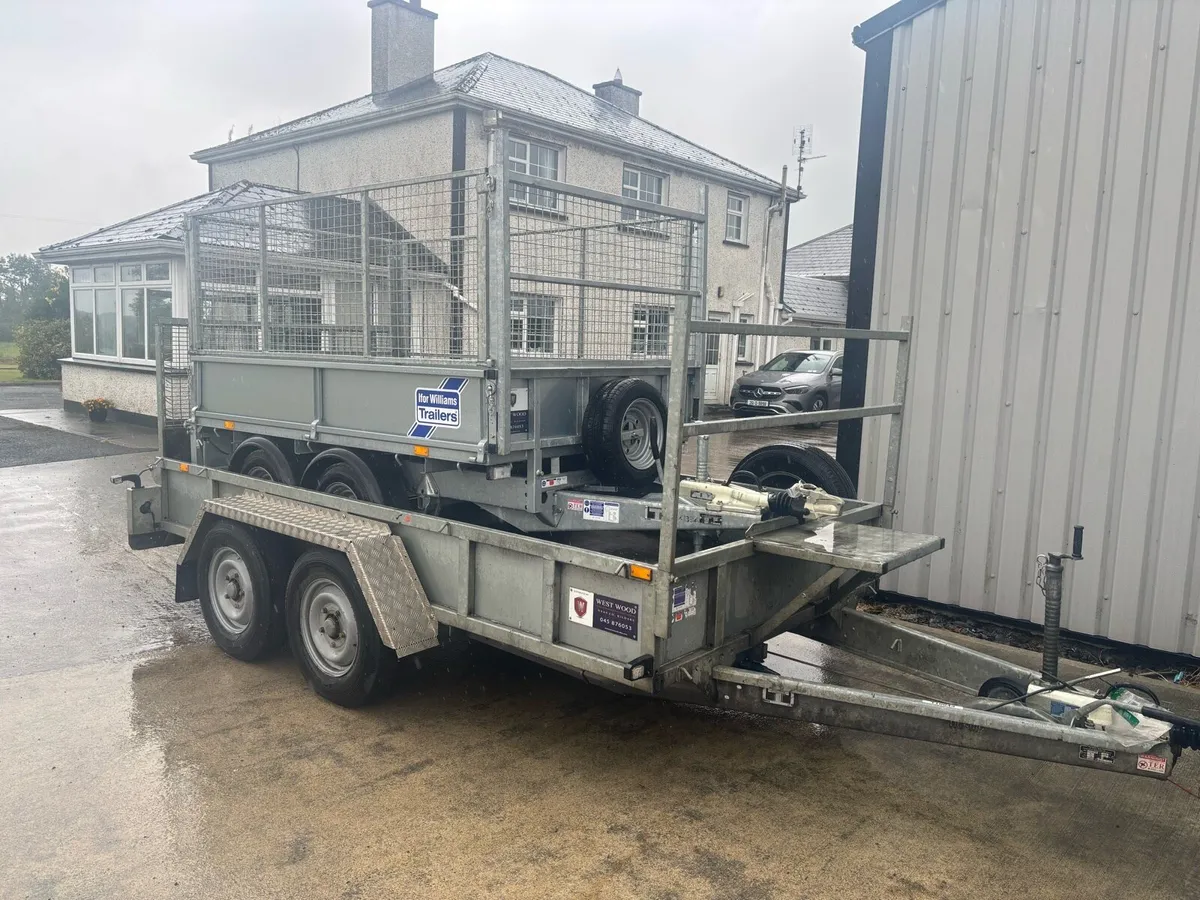 12x6 Ifor Williams Plant Trailer - Image 1