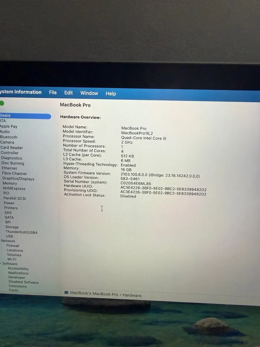 MacBook Pro 13 2020 i5/16GB/512SSD/521c - Image 2