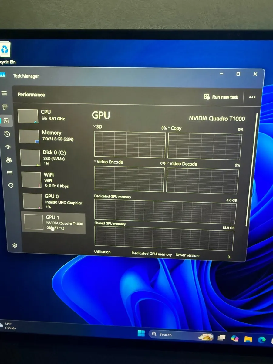 Dell Precision 5550 Laptop i7/32GB/512SSD/4K/Nvidi - Image 3