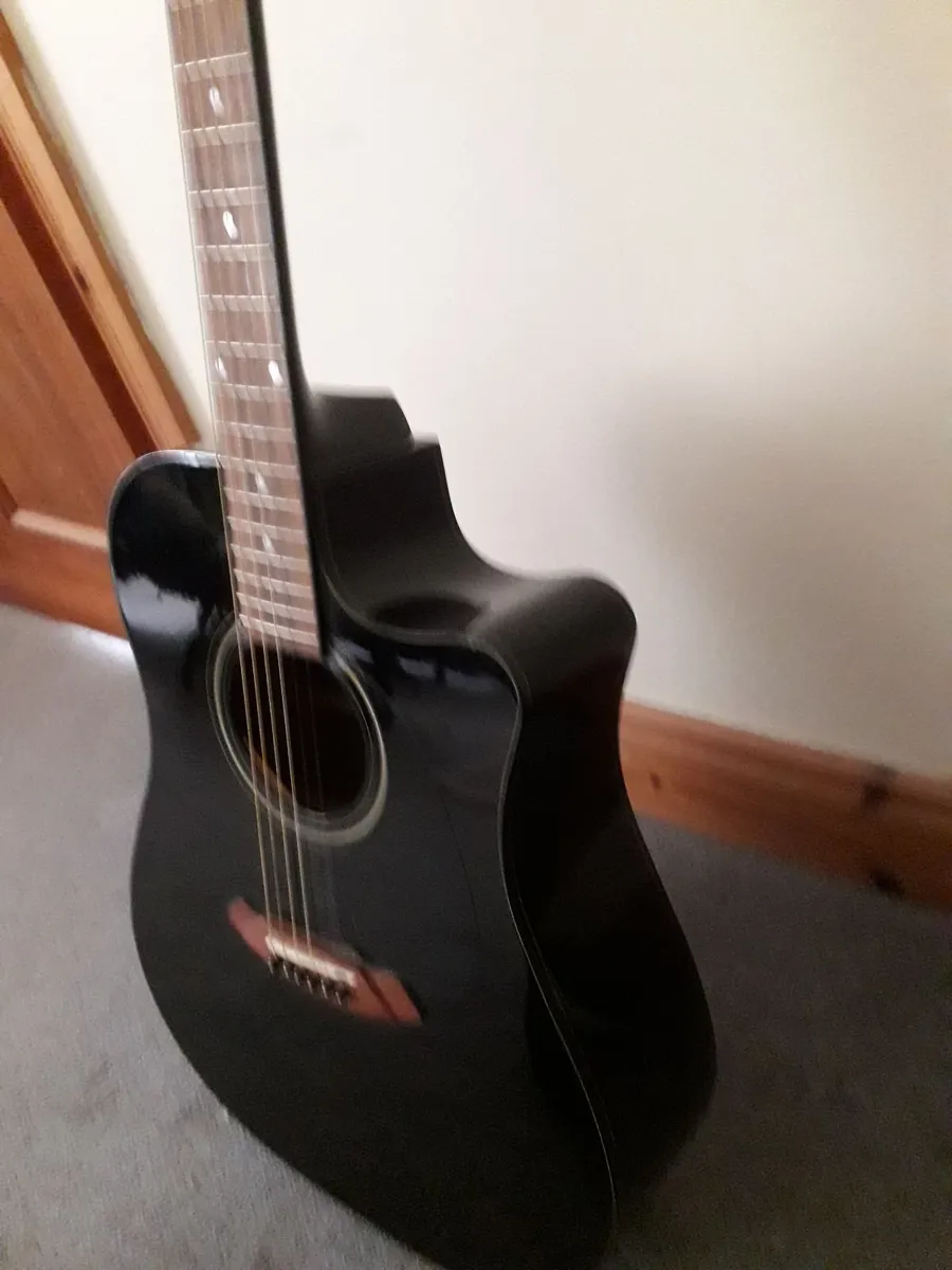 Fender Electro Acoustic Cutaway Guitar - Image 4