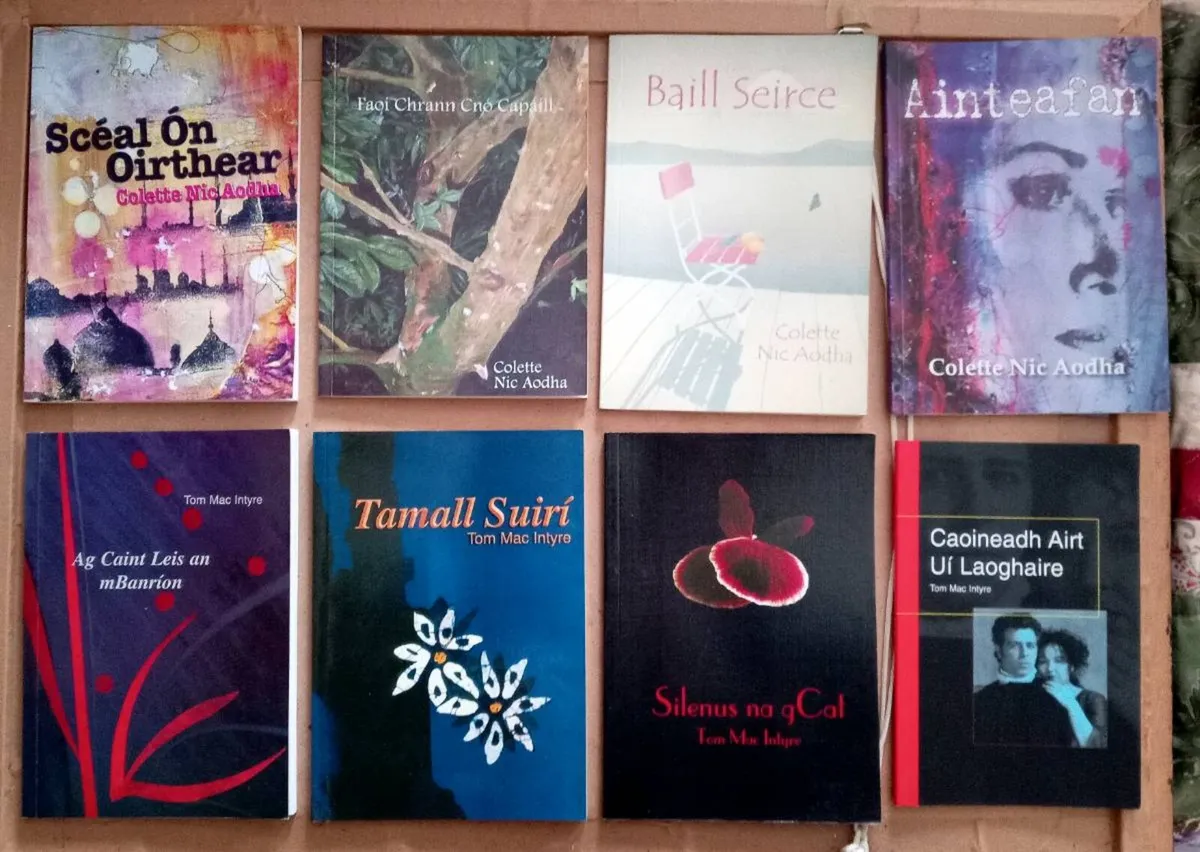 Eight Collette Nic Aodha/Tom MacIntyre Irish Books - Image 1