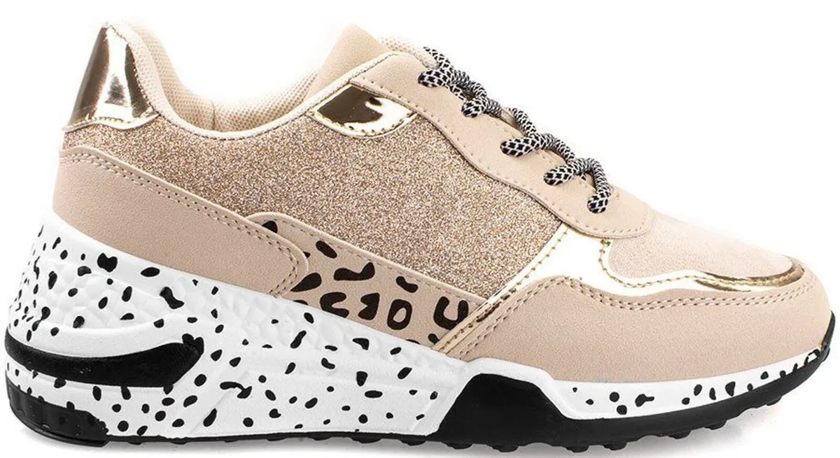 New Leopard cream Runners sizes 3-8 - Image 2