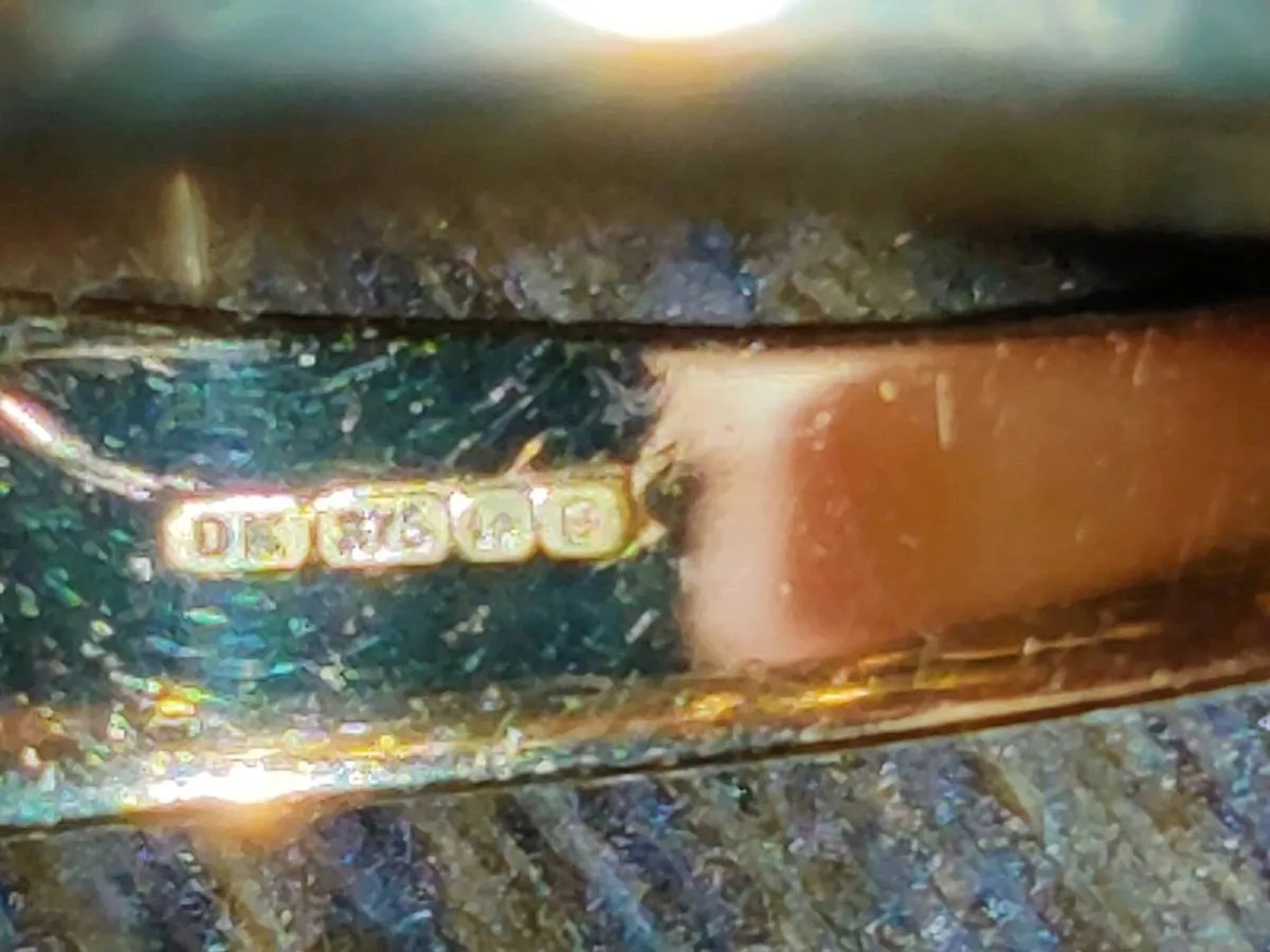 RARE, ORANGE BERYL SAPPHIRE, 9CT Gold New Ring ! - Image 2