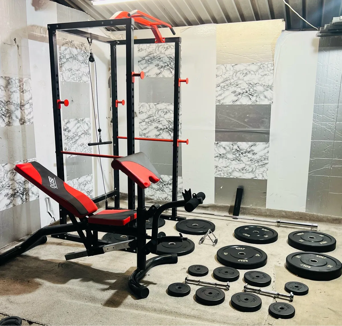 GYM GEARS RACKS BENCHS WEIGHTS BARS DUMBBELLS - Image 1