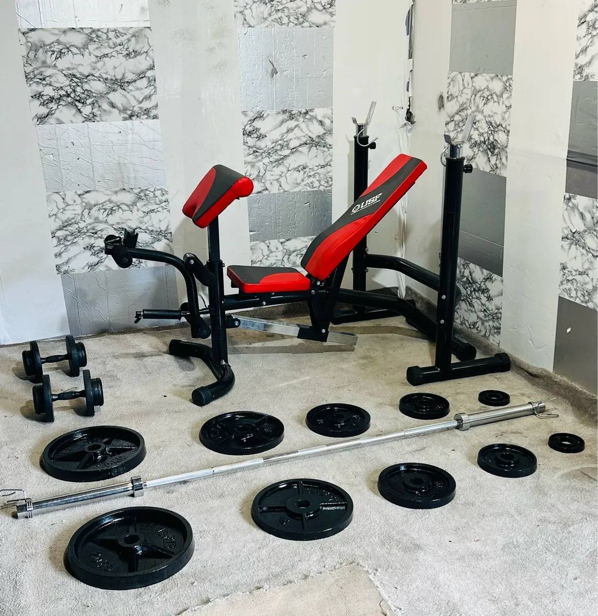 GYM GEARS RACKS BENCHS WEIGHTS BARS DUMBBELLS - Image 3