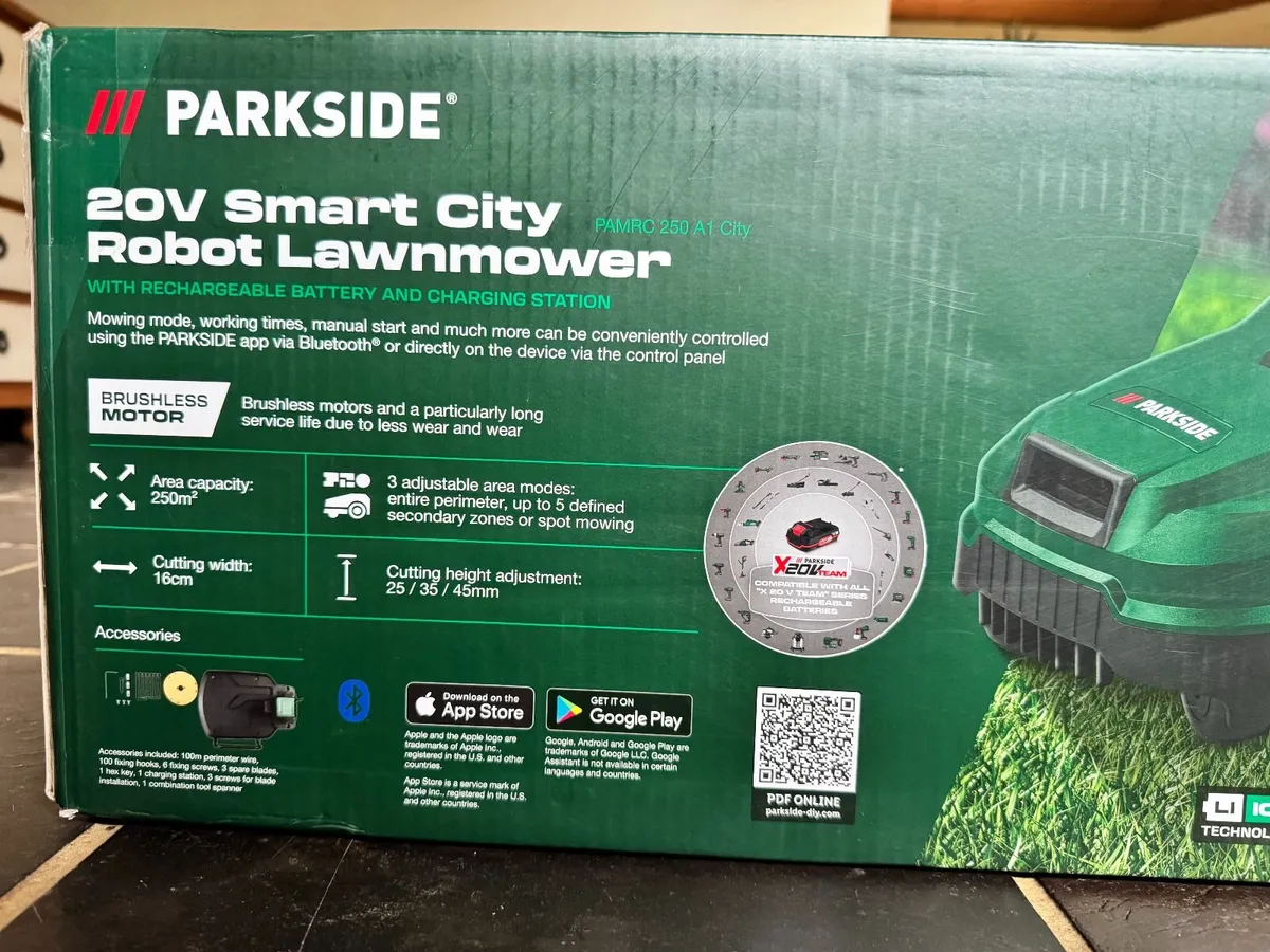 Parkside 20V Smart City Robot Lawnmower - Image 3