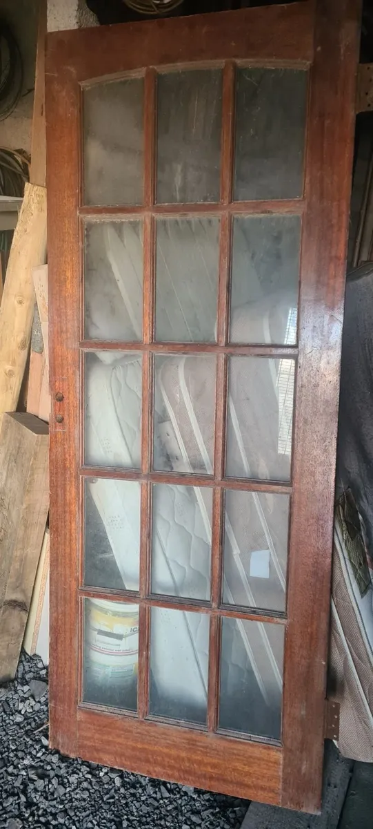 3 x Teak French doors - Image 2